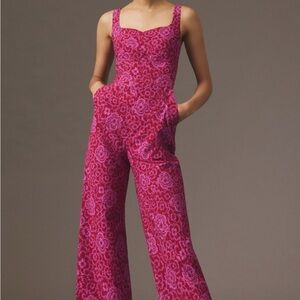 Floral Pink Jumpsuit